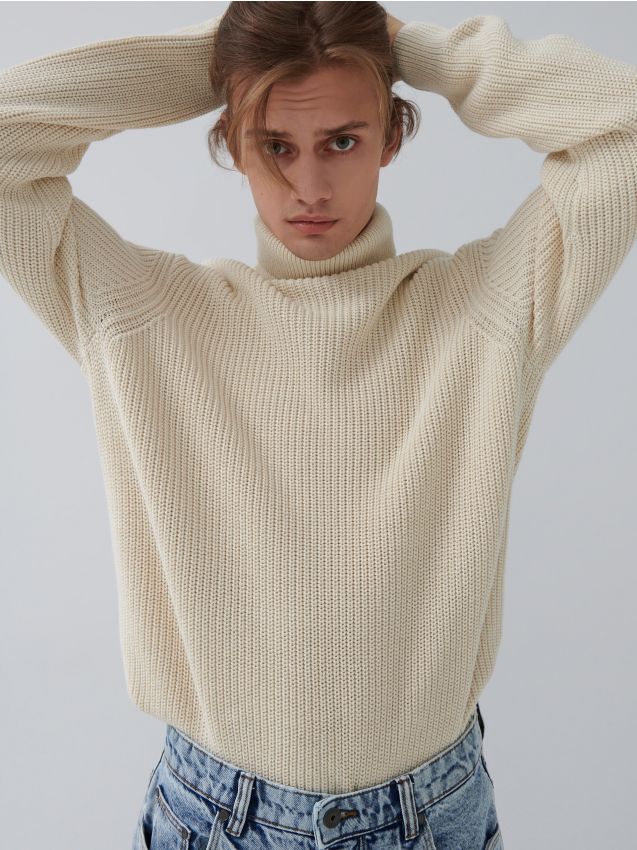 Rollkragenpullover - cream - 5983I-01X - HOUSE