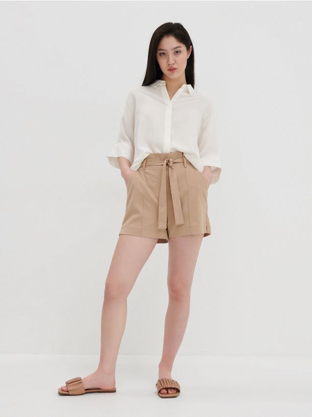 LADIES` SHORTS - Бежевый - 6368E-08X - HOUSE