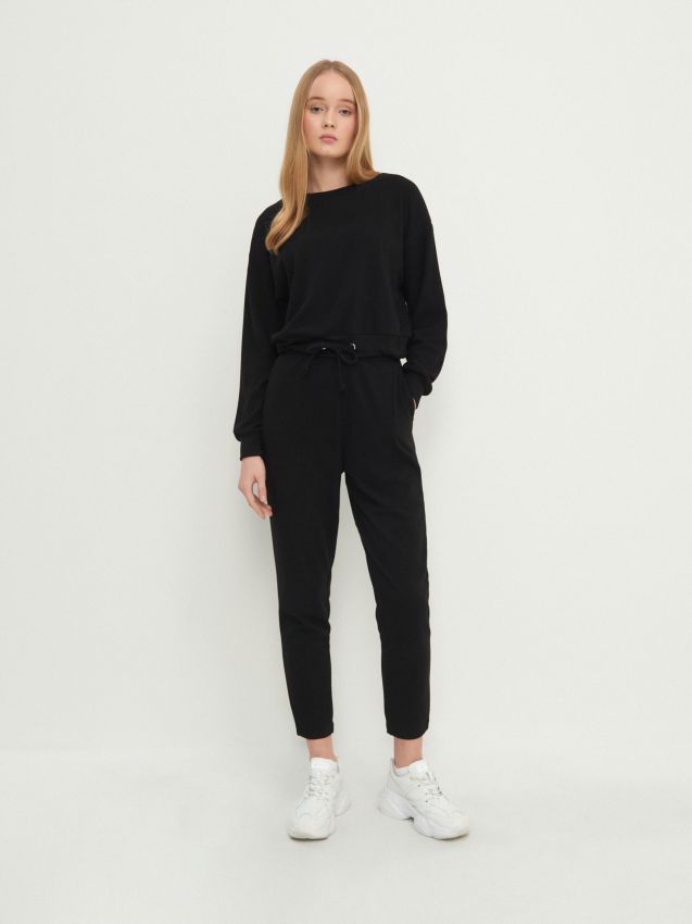 Ladies` pyjama - melns - 6408E-99X - HOUSE