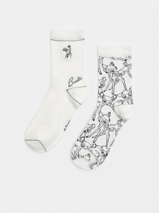 Kojinės - 2 vnt. pakuotė Bambi - multicolor - 6509D-MLC - HOUSE