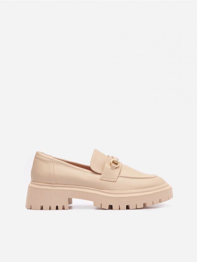 Loaferai su platforma - cream - HOUSE