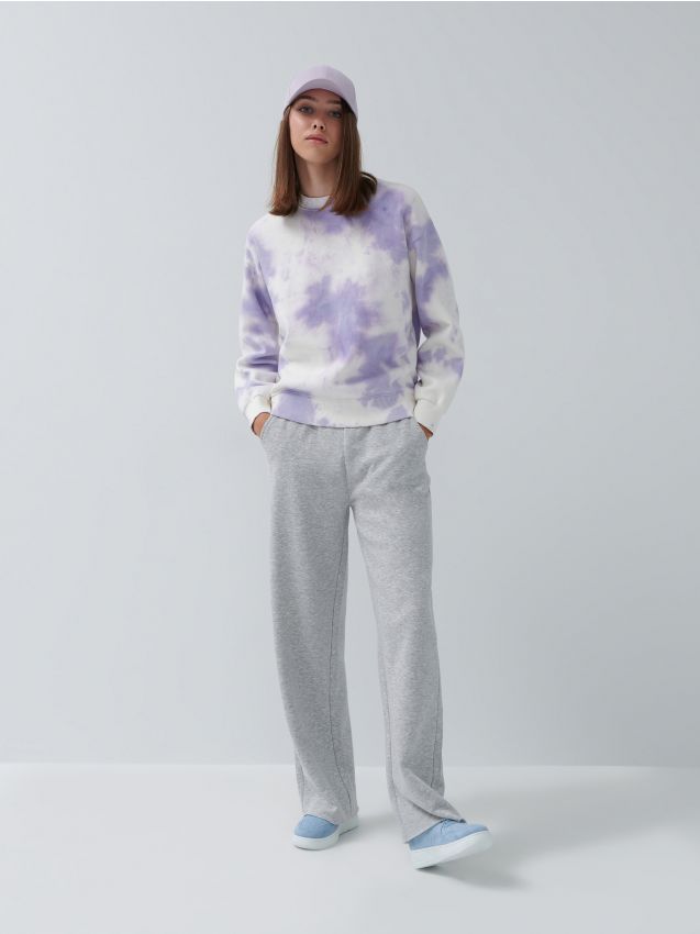 Pulover tie-dye - lavender - 6605I-04X - HOUSE