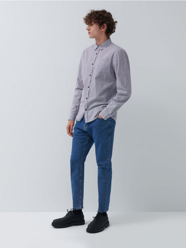 Blugi carrot fit - blue jeans - HOUSE