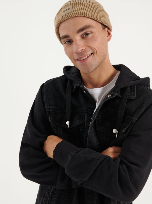 MEN`S JACKET - μαυρο - HOUSE