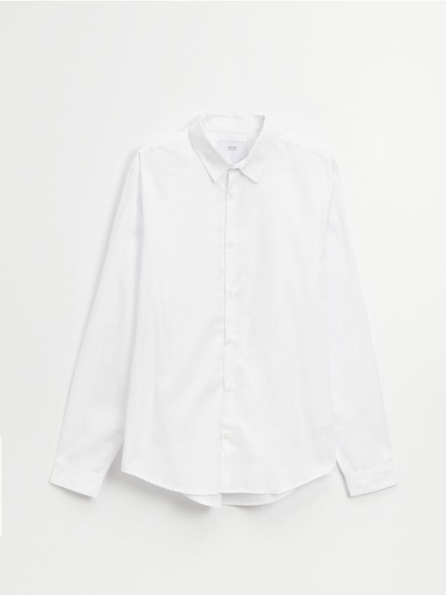 Сорочка slim fit - білий - HOUSE