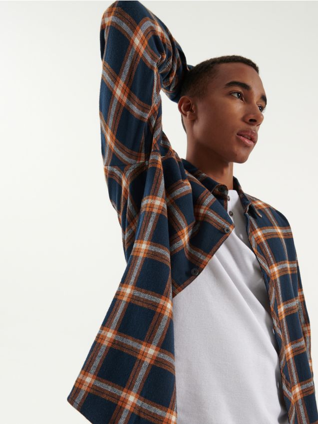 Camicia a quadri - Blu scuro - HOUSE