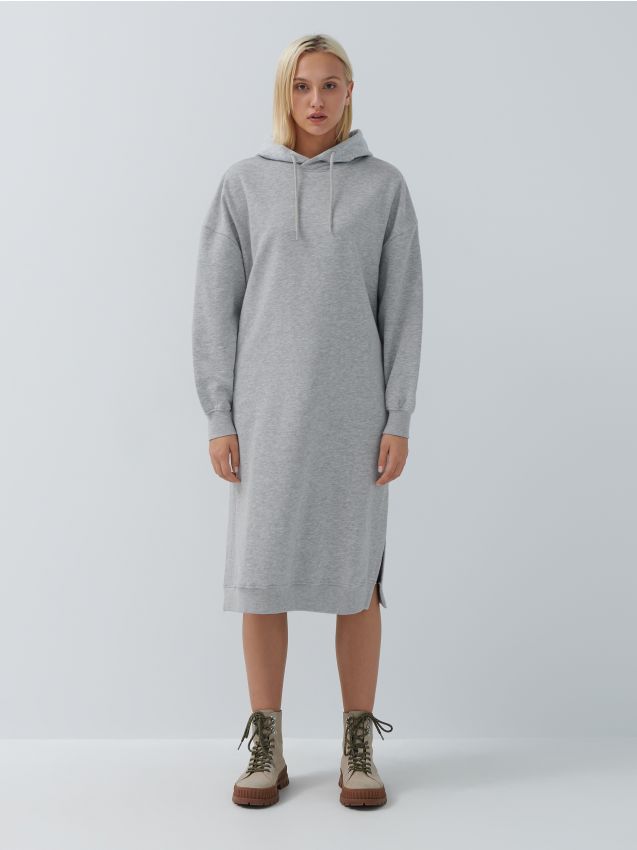Obleka s kapuco - light grey - 6776I-09M - HOUSE