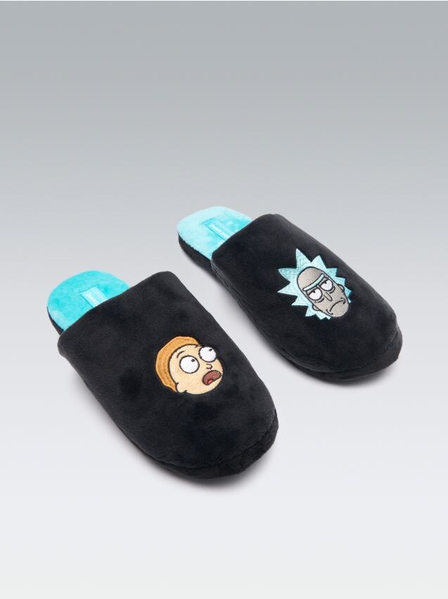 Мъжки чехли Rick and Morty - черeн - 6853I-99X - HOUSE