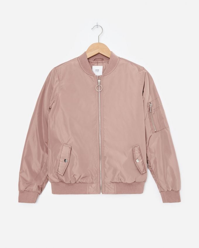rose pink bomber jacket