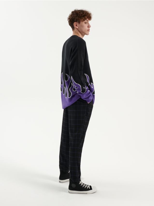 MEN`S TROUSERS - μαυρο - HOUSE
