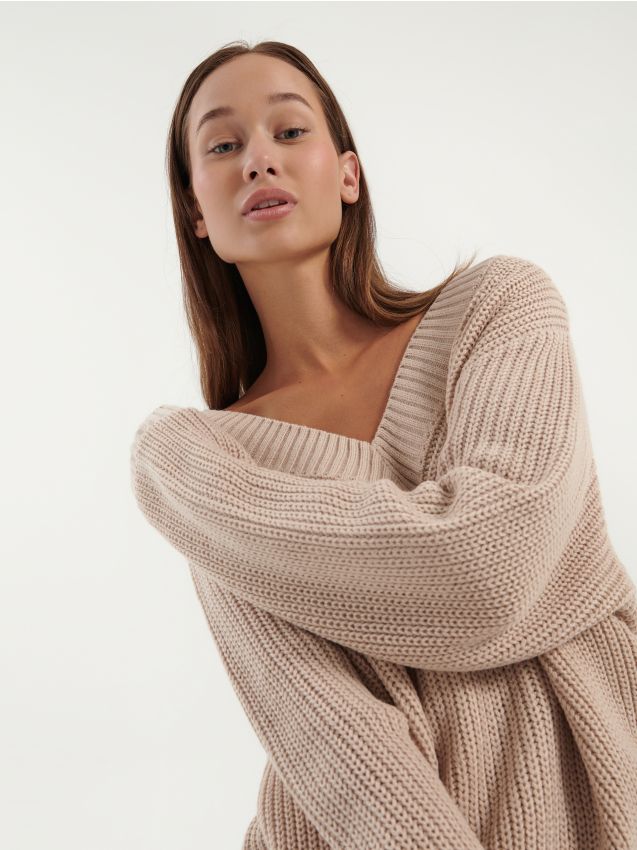LADIES` SWEATER - nude - HOUSE