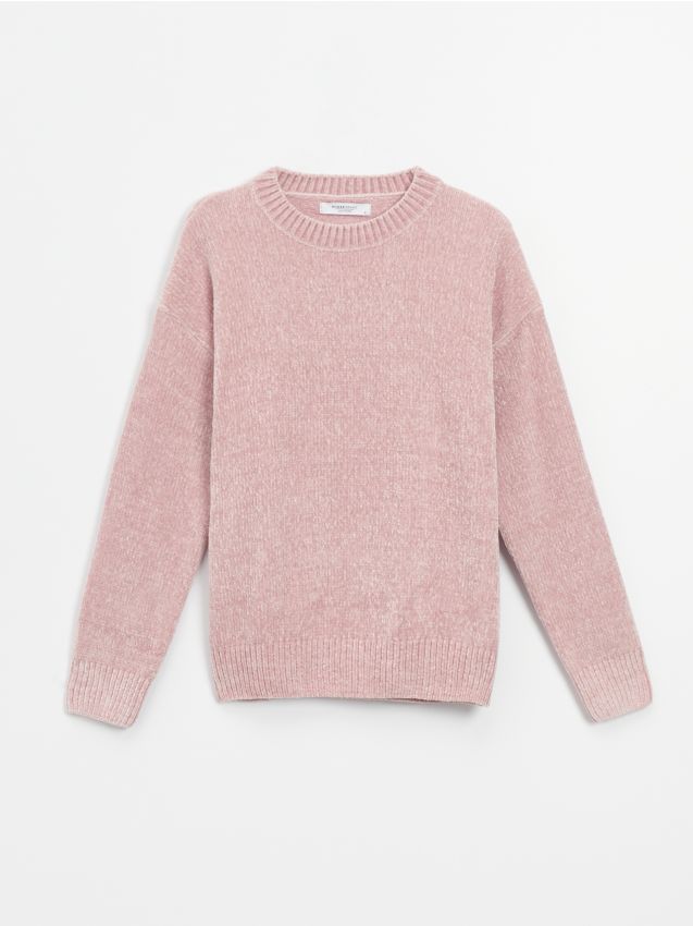 Pulover loose fit - pastel pink - HOUSE