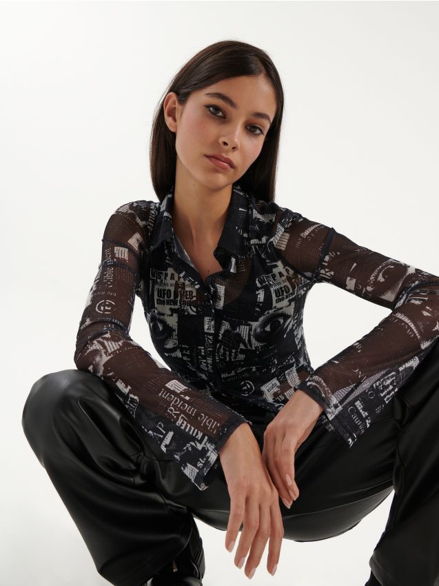 LADIES` SHIRT - πολυχρωμο - HOUSE