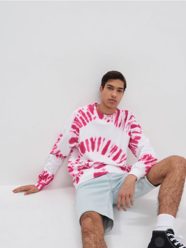 MEN`S SWEATSHIRT - fuchsia - 7260E-43X - HOUSE