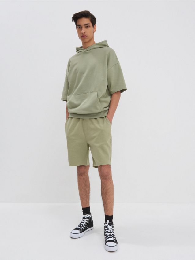 Свитшот с коротким рукавом - mustard - 7263E-17X - HOUSE