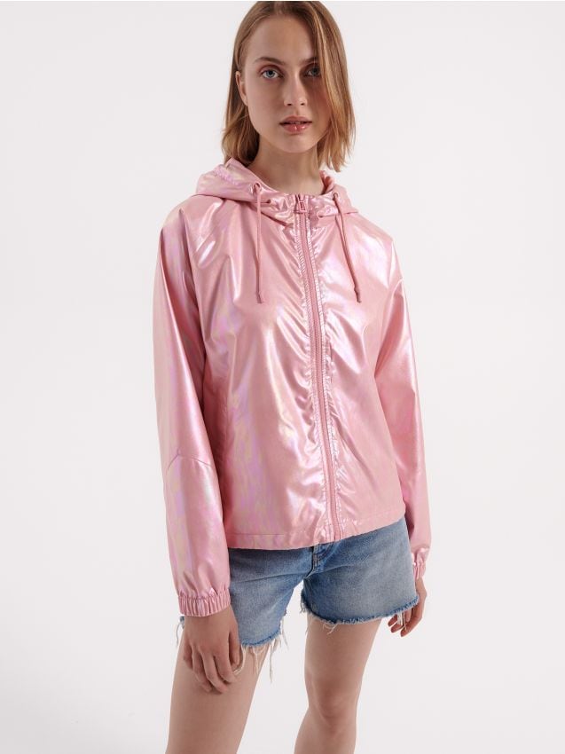 Спортивна куртка з каптуром - pastel pink - HOUSE