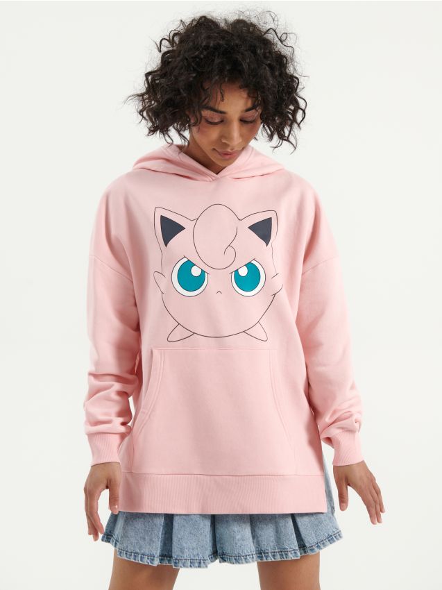 Hanorac oversized Pokémon - pastel pink - HOUSE