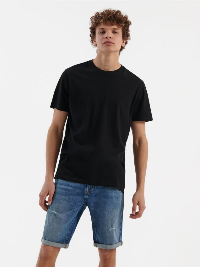 MEN`S SHORTS - μπλε τζιν - HOUSE