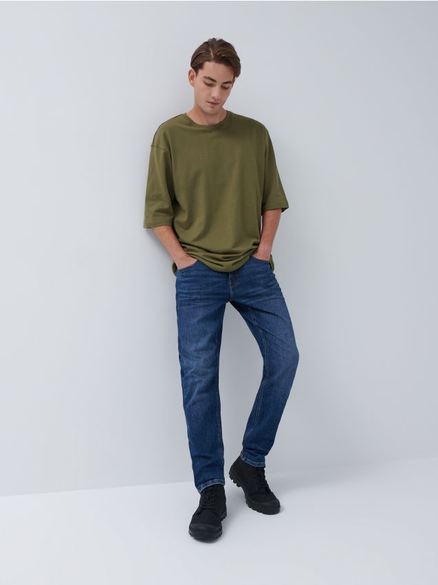 Kavbojke slim fit - navy - 7456K-59J - HOUSE