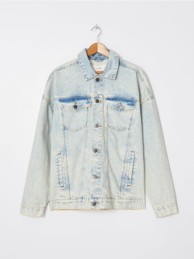 Faded denim jacket - blue - 7681D-05J - HOUSE