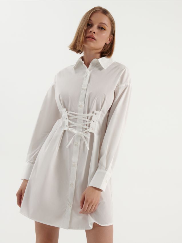 Rochie-cămașă - cream - HOUSE