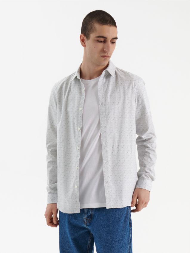 Särk slim fit - valge - HOUSE