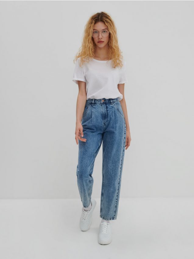 Джинсы женские - blue jeans - 8185D-55J - HOUSE