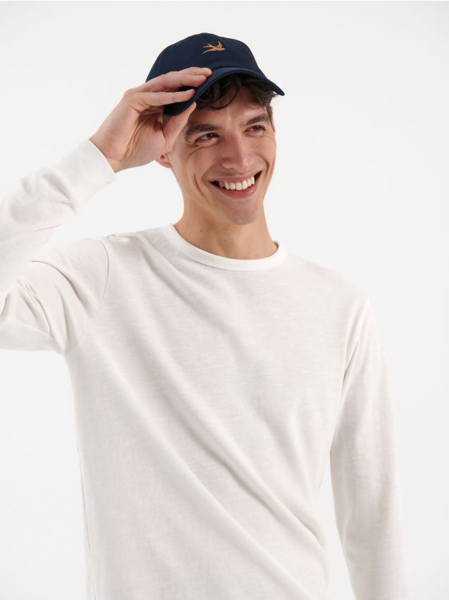 Tricou cu mânecă lungă - cream - HOUSE