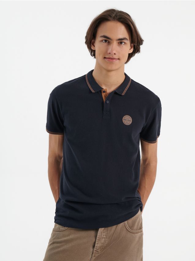 Tricou polo - bleumarin - HOUSE