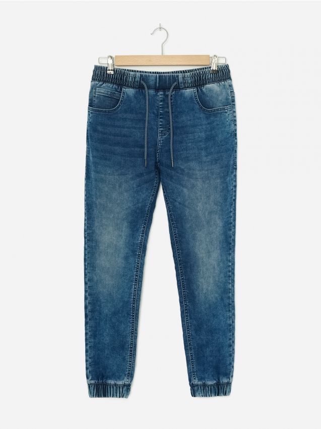 Denimowe joggery basic - blue jeans - 8771H-55J - HOUSE
