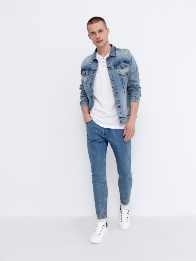 Džinsai carrot fit - mėlyna - 8778H-50J - HOUSE