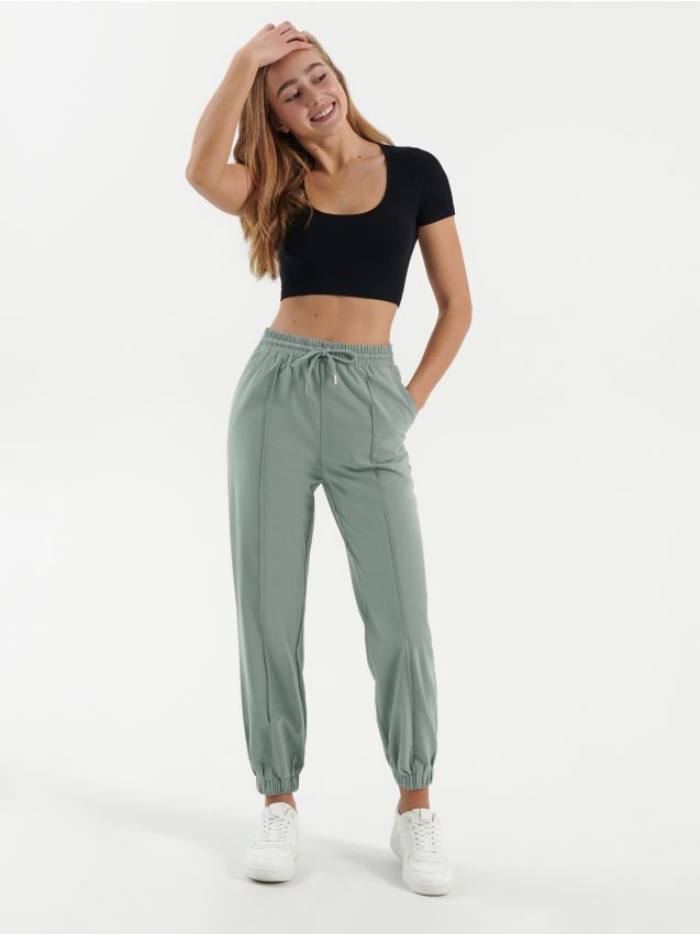 Kalhoty joggers - mint green - HOUSE