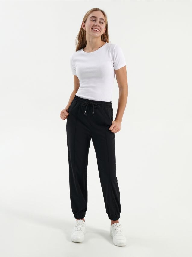 Pantaloni jogger - negru - HOUSE