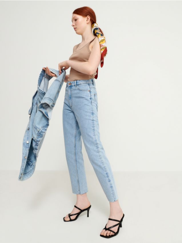 Blugi straight fit - blue jeans - 8941H-55J - HOUSE