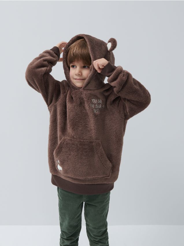 CHILDREN`S JOGGING TOP - кaфяв - 9244L-88X - HOUSE