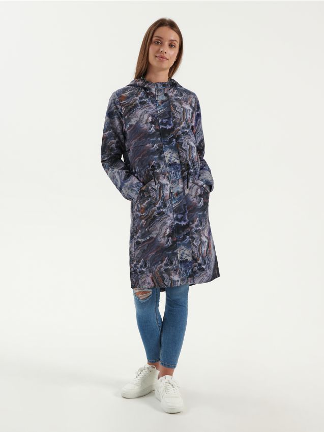 Parka virsjaka ar kapuci - tumši zils - HOUSE