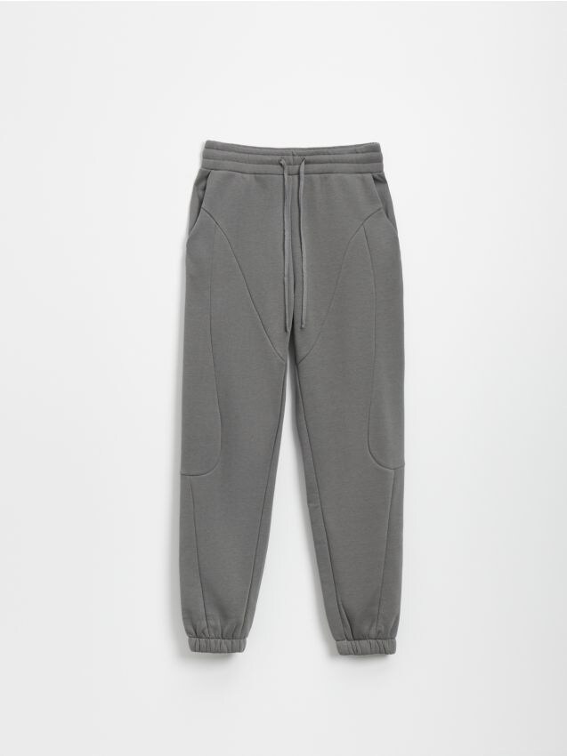 Jogger in felpa a vita alta - grigio scuro - HOUSE