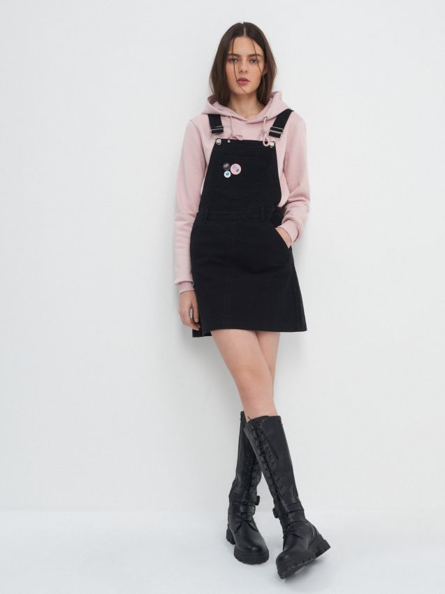 LADIES` SKIRT - črna - 9564D-99X - HOUSE