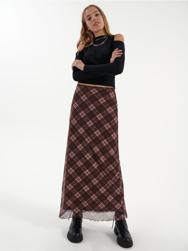 LADIES` SKIRT - πολυχρωμο - HOUSE