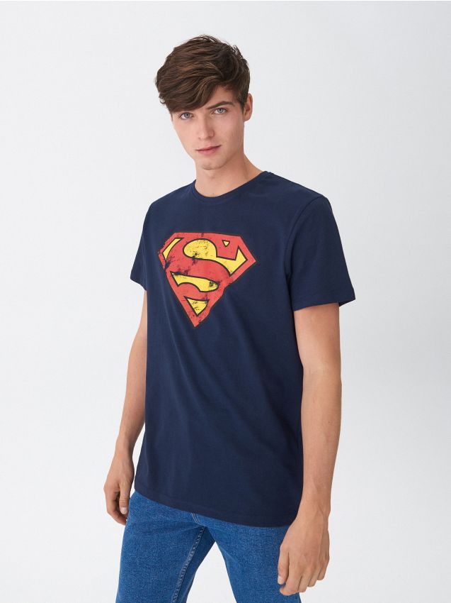 Superman póló - tengerészkék - VE301-59X - HOUSE
