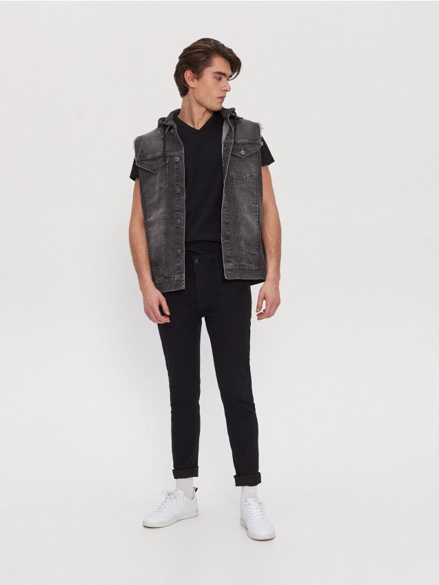 Skinny traperice - crno - VX698-99J - HOUSE