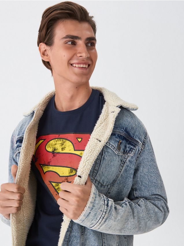 T-Shirt Superman - marineblau - WU901-59X - HOUSE
