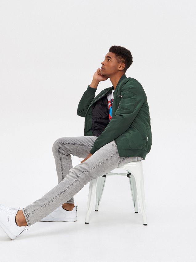 Bomber jakna - khaki - XK068-79X - HOUSE