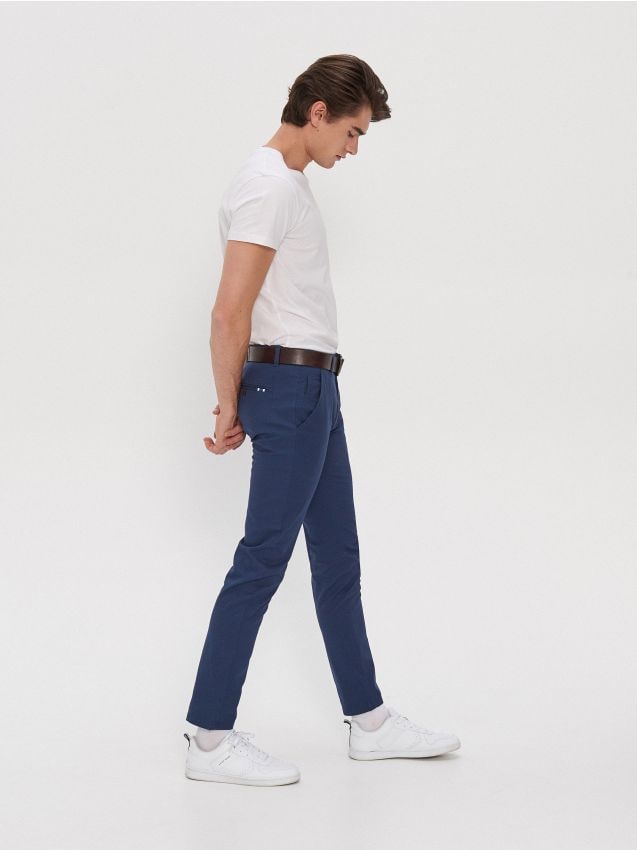 Chino slim hlače - mornarsko plava - XL008-59X - HOUSE