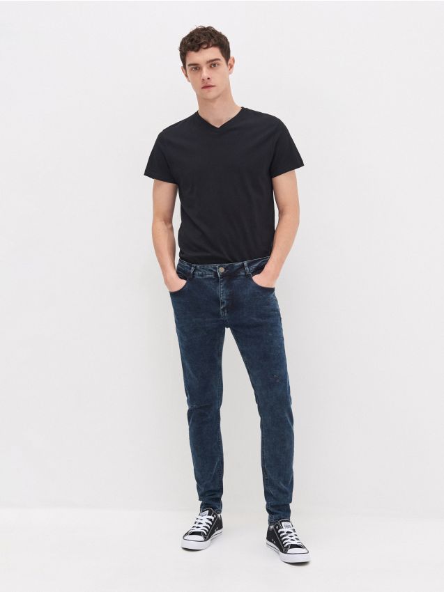 Blugi Skinny - bleumarin - XL180-59J - HOUSE