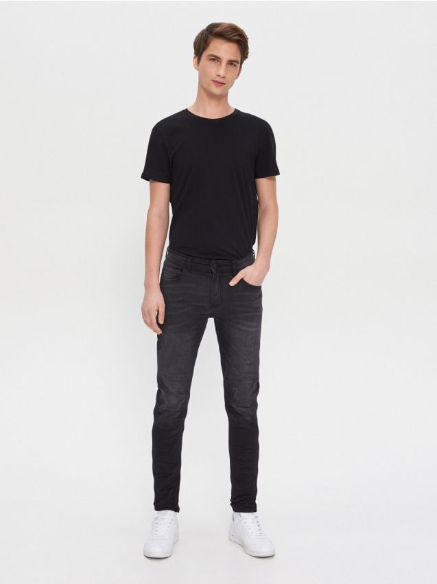 slim fit jeans - black - XL182-99J - HOUSE