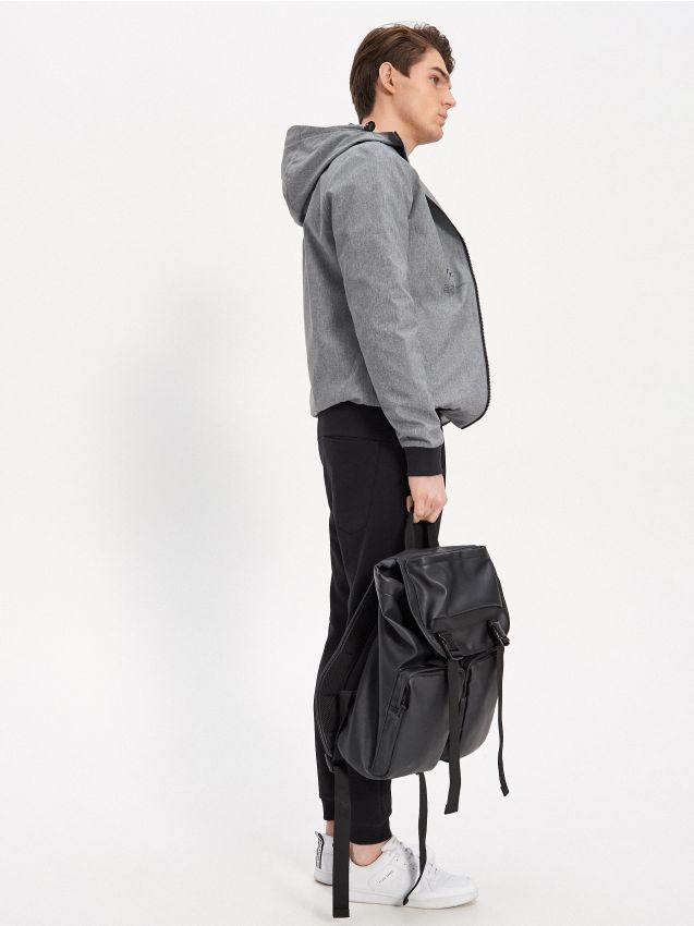 Hooded jacket - grey - XZ286-90M - HOUSE