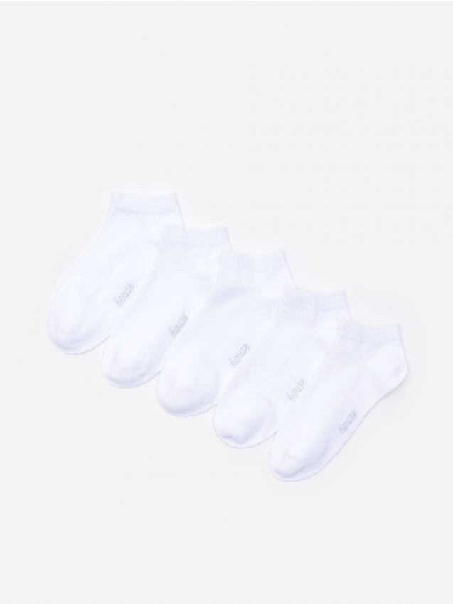 5 pack șosete basic - alb - YB453-00X - HOUSE