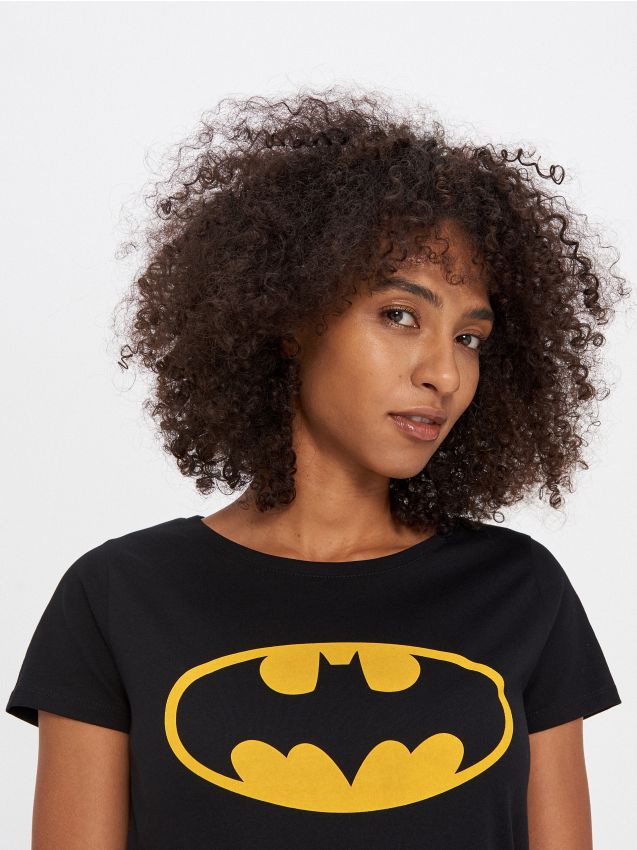 Tricou cu imprimeu Batman - negru - YC069-99X - HOUSE