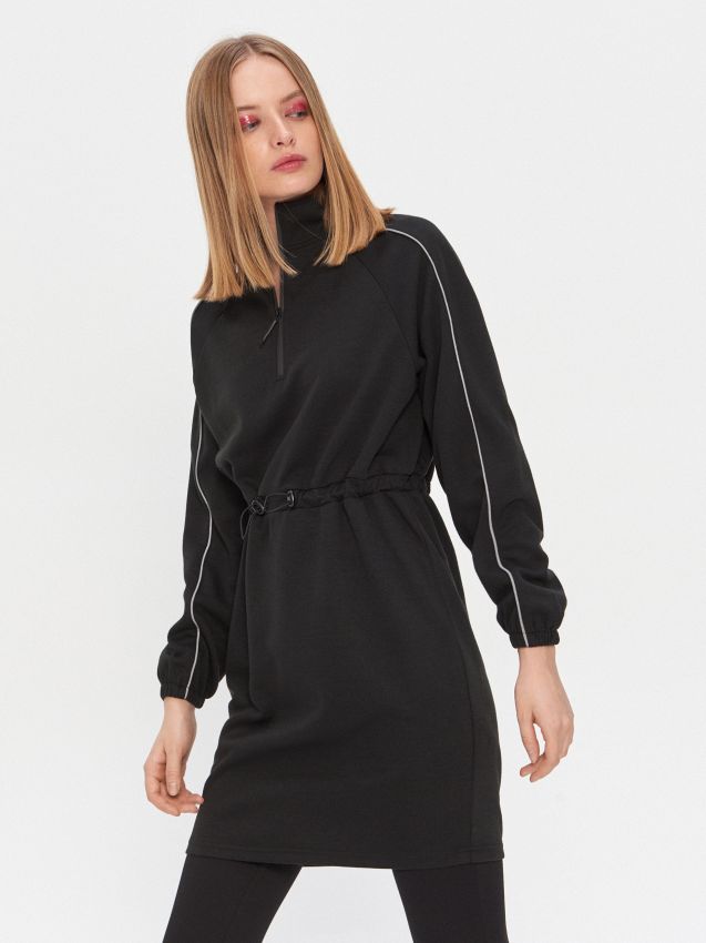 Rochie sport - negru - YF135-99X - HOUSE